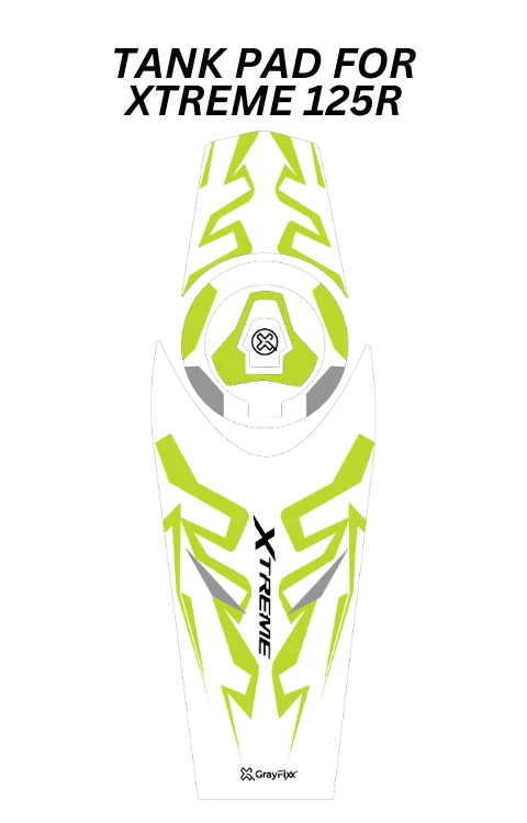 Tank Pad Compatible with Xtreme 125R | Xtreme 125 Sticker, Pack of 1